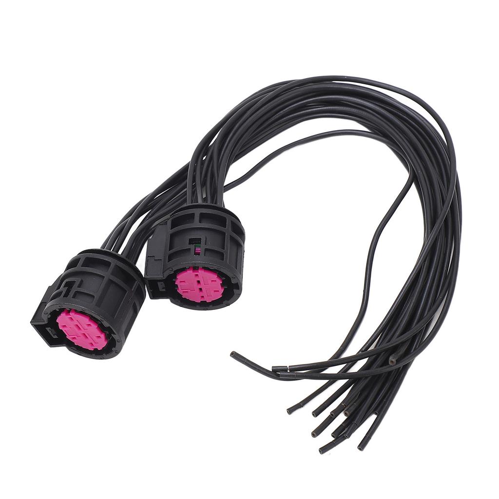 2PCS Headlight Connector Plug Pigtail 68285243AA Stable Connection Wiring Harness Headlamp