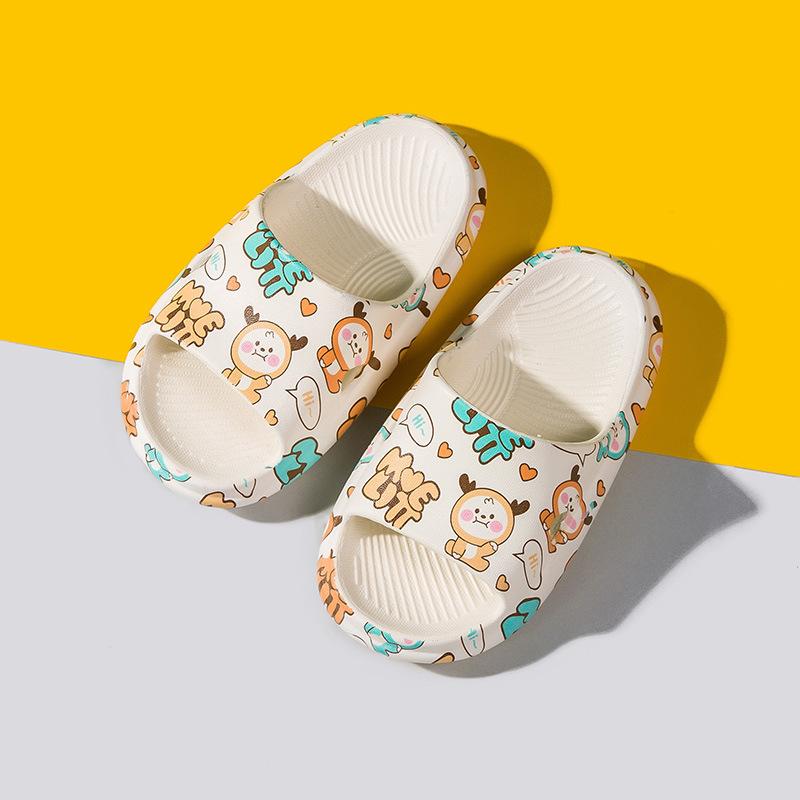 Boys Shoes, Slippers, Cartoon Soft-soled Girls Indoor Sandals 150 бежевый