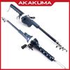 Foldable Portable Spinning Fishing Rod Combo Mini Travel Surf Casting Saltwater Freshwater