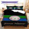 Name Custom Caykur Rizespor Pattern Bedding Set Quilt Cover Pillowcase Home Decor Gift (1 * duvet cover + 2 * pillowcase, without core)