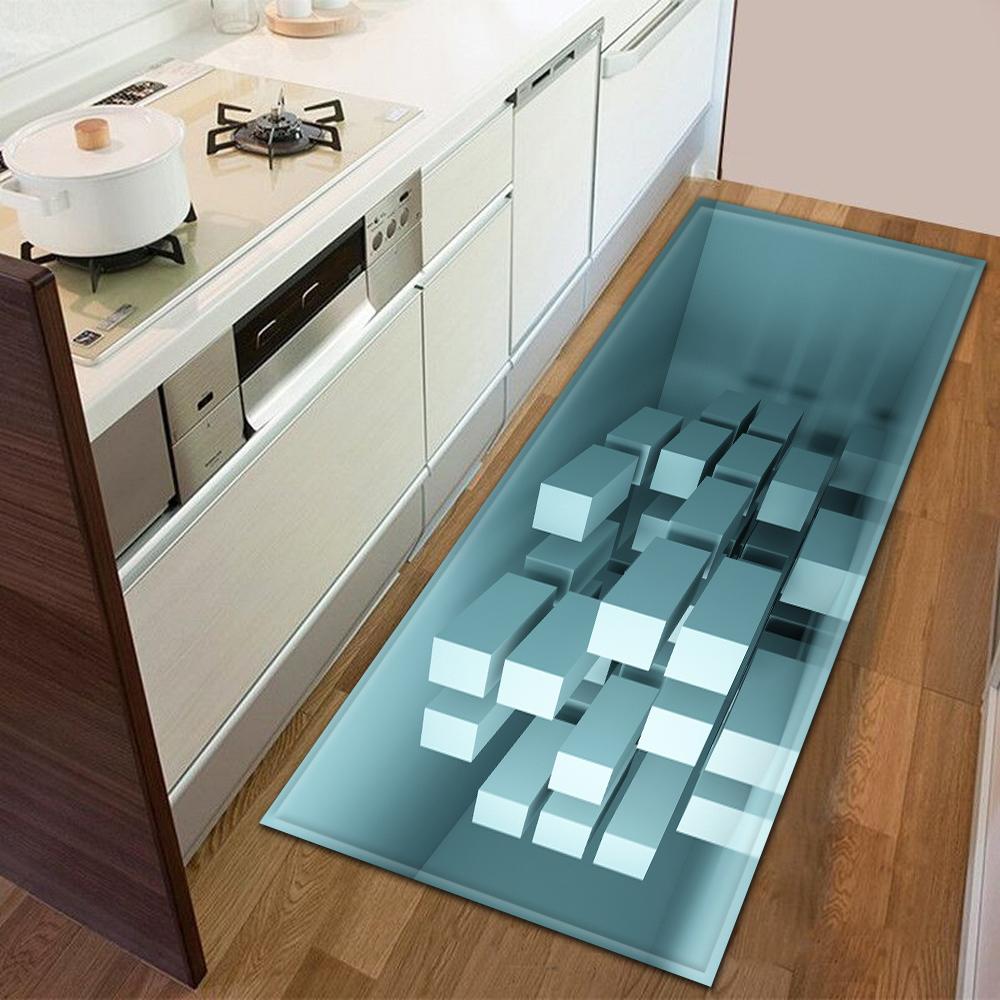 

Килимок для вхідних дверей Кухня Килимок для спальні Ванна кімната Нековзка підлога Килимок для коридору Сучасний візерунок Килимок для підлоги 50x80cm