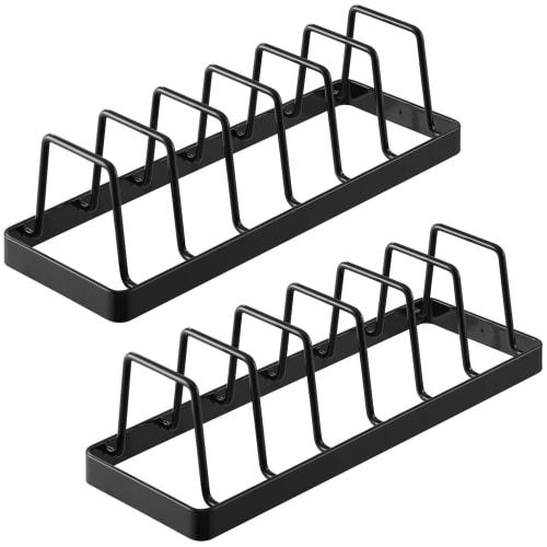 Yamazaki Tower Dish Stand (Set of 2) - Black, 1376 x 2