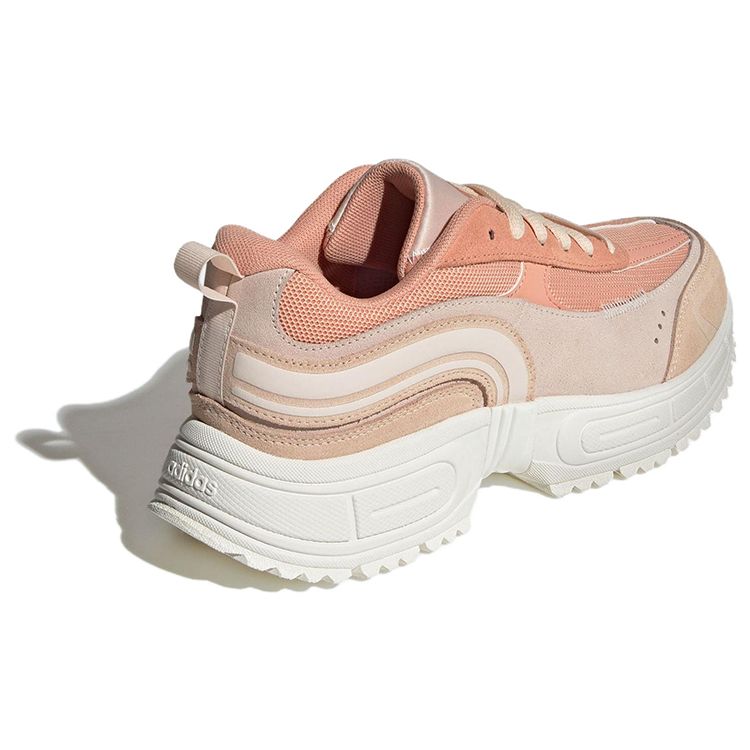 Adidas Neo Fantasy Flow Fabric Cow Split Leather Synthetic Leather Sports Comfortable Non-Slip Increased Wear-Resistant Low-Top Casual Shoes IG4213