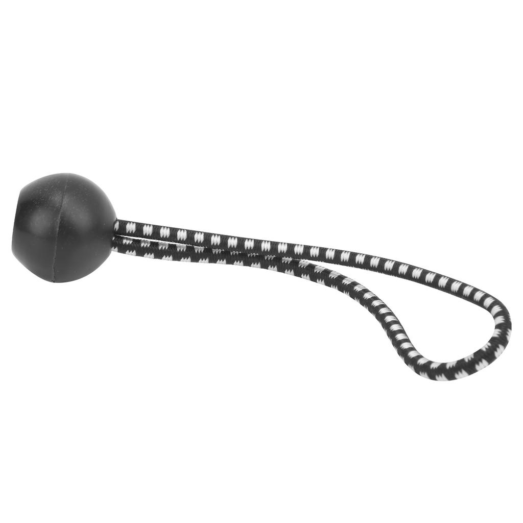 10 Stück Zeltclip Fixierkugelclip Kugel-Bungee-Seile mit elastischer Schnur für Markisenzelt Schwarz und Weiß