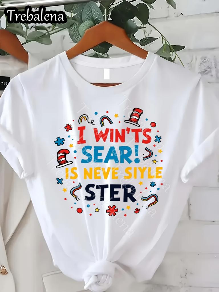 Be Who You Are Say What You Feel Teacher T Shirt  Loose Fit  Women'S Casual Round Neck T-Shirt Fashion Illustration Tee