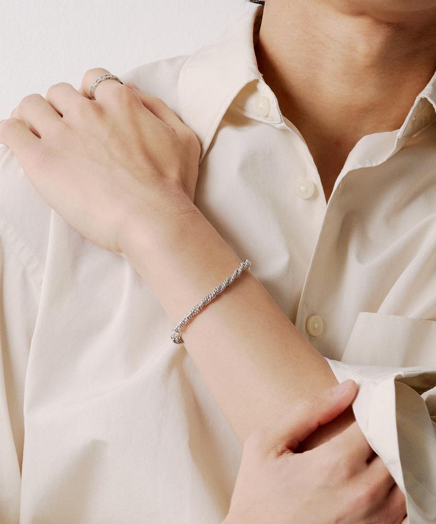 Silvertag Stb-26Ss1 Noir Archive Chain Bracelet