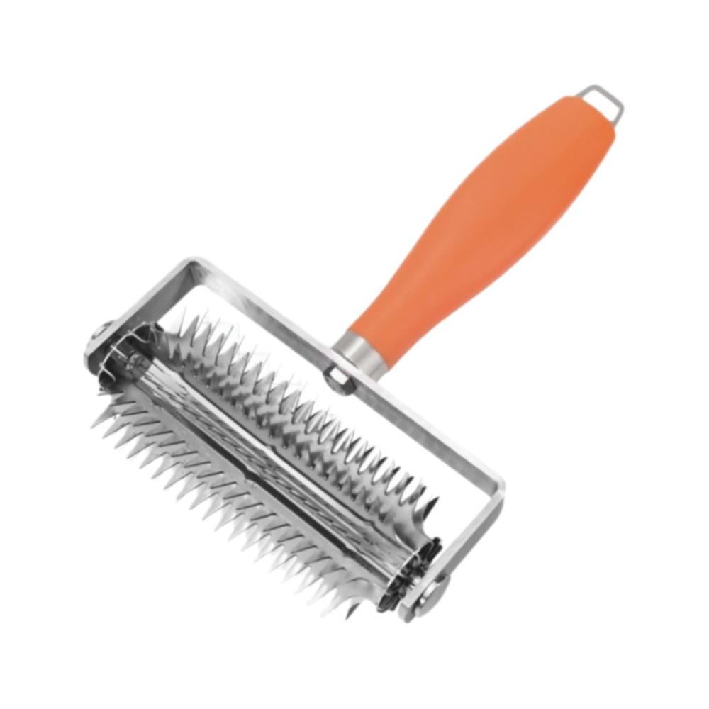 Stainless Steel Pizza Roller Puncher Effort-saving Berry Crusher Pizza Profile Puncher Pastry