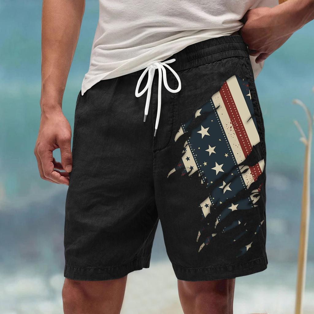 Pantalones Deportivos Holgados Casuales de Verano para Hombre Pantalones Cortos de Playa Grandes