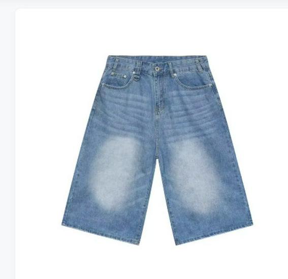 Men's 2025 Korean Style Retro Wide-Leg Cropped Bell Bottom Jeans