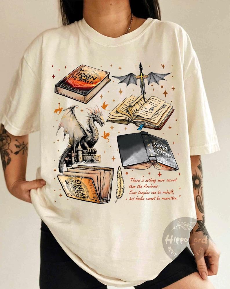 Fourth Wing Series Shirt Onyx Storm Shirt Dragon Rider Shirt Bookish Shirt Gift For Book Lover Shirt Fantasy Book TShirt