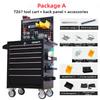 Multifunctional Mobile Cabinet Trolley Tool Box Trolley Tool Cart Storage Toolbox Tank Drawer Auto Repair Cart