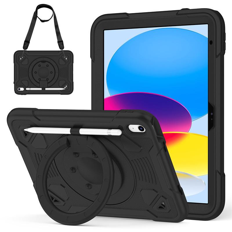 Samsung Tab A11 Cartoon Silicone Wristband Holder Case with Pen Slot
