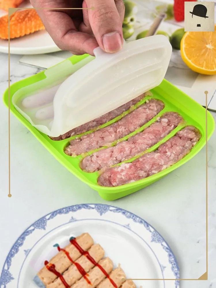 Силиконовые формы для колбасы для легкого извлечения; Бытовые инструменты для выпечки хот-догов, ветчины и сосисок; Формы для колбасы. One Size