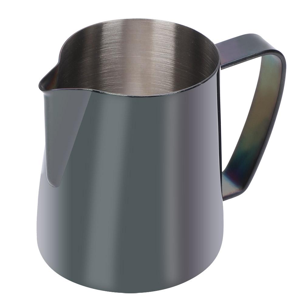 350ml Stainless Steel Titanize Milk Frothing Cup Jug Coffee Pitcher for Art