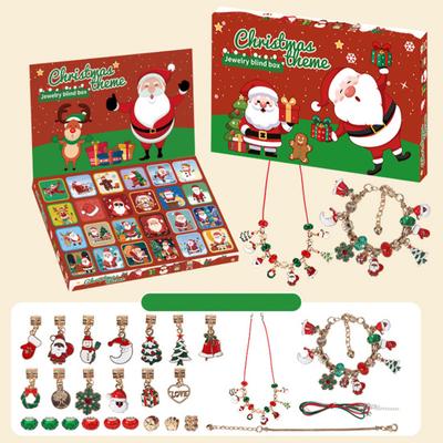 2025 Advent Calendar Christmas Jewelry Set 24 Day Countdown Box