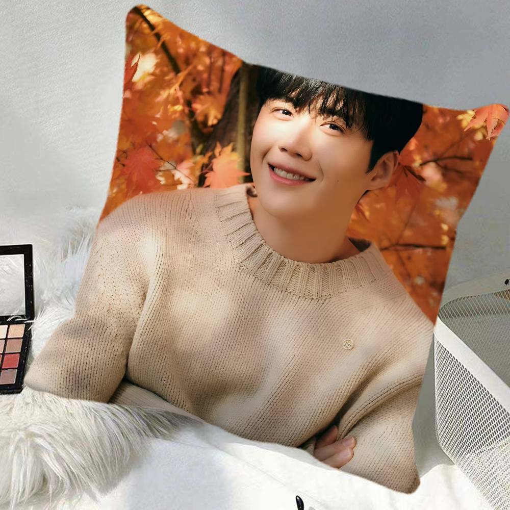 Kim Seonho Pillow Case Square Pillow Bedroom Sofa Leisure Comfort Cushion Car Home Decoration