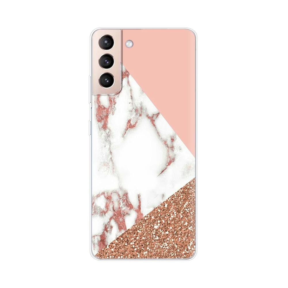 For Samsung Galaxy S21 S 21 FE Plus Case Soft TPU Phone Back Cases Cover for Samsung S21 Ultra GalaxyS21 Silicone Phone Case