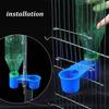 Large Capacity Pet Bird Waterer Bottle Interface Thickened Automatic Drinker Double-mouth Splashproof Parrot Cage Waterer