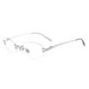 Retro Personalized Women'S Sunglasses Uv Protection Trend Rimless Glasses Fashion Versatile Sunglasses Men