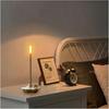 LED Metal Desk Light Touch Switch USB Charging Bedside Decorative Light Bar Atmosphere Creative Candle Desk Light Vintage Lamp(Grey)