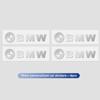 Metal Car Logo Emblem Decal Anywhere Stickers Decor Accessories For BMW Performance M E87 E30 E46 E28 F35 G20 E93 F20 X3 X YELHQ1