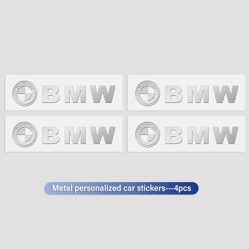 Metal Car Logo Emblem Decal Anywhere Stickers Decor Accessories For BMW Performance M E87 E30 E46 E28 F35 G20 E93 F20 X3 X YELHQ1