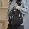 Women's Oxford Cloth Embroidered Backpack - Large Capacity, Fashionable, Perfect for Work and Commute