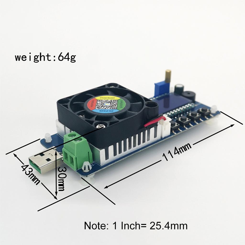 Current Battery Capacity Tester Module USB Load Tester Electronic Load Tester