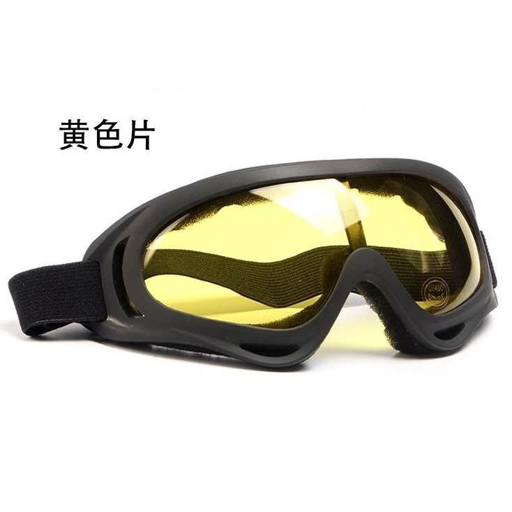 X400 Tactical Goggles Windproof Motorcycle Riding Glasses Sports Ski Goggles Face Mask Protective Gear Set