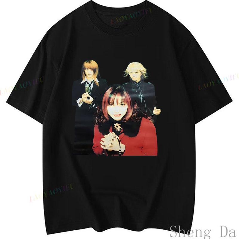 Japanese Famous Band Vintage Style Camisetas Shazna TShirt Informal Hot Sale Round Collar Harajuku Crewneck Graphic T Shirts S