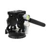 Fluid Tripod Head with Quick Release Plate and Handle Aluminum Alloy Panoramic Fluid Drag Pan Head for DSLR Cameras