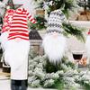 2pcs Cartoon Faceless Doll Champagne Bottle Cover Knitted Beer Wine Decor  Party Favors
