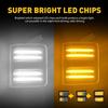 White Amber LED Side Mirror Signal Light For 2008-16 Ford F250 F350 Super Duty A