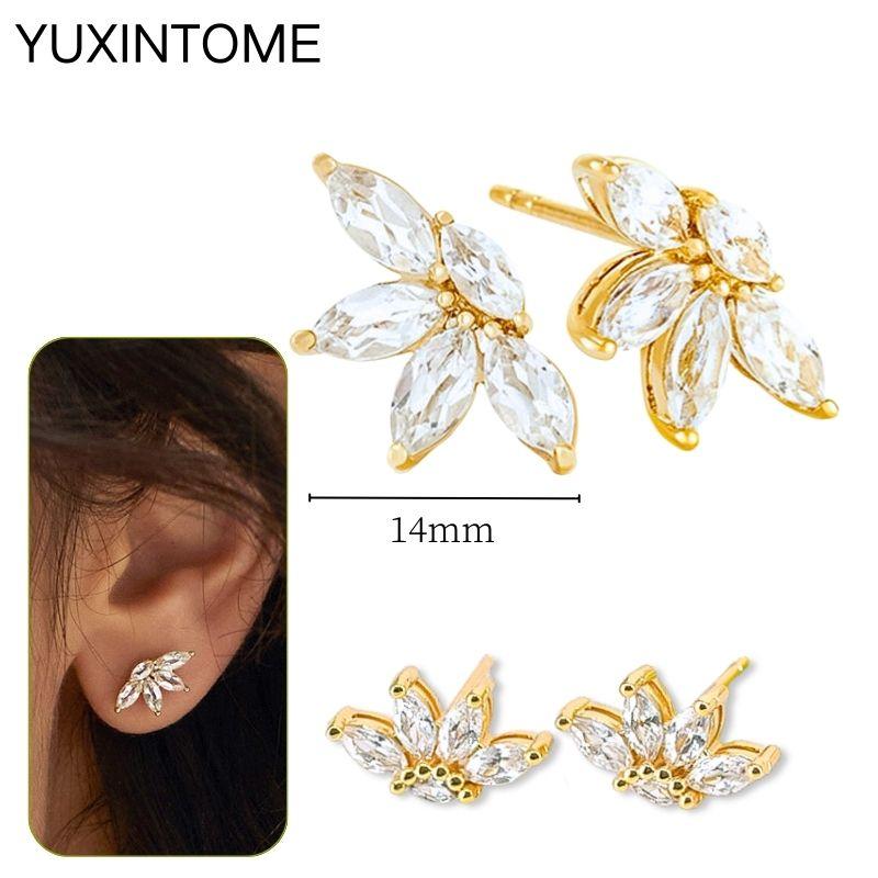 925 Silbernadel Exquisite Weiße Zirkon Steckerohrringe für Damen Geometrische Lange Kette Quaste Ohrringe Luxuriöser Schmuck