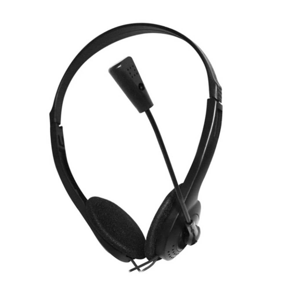 3.5mm with Microphone Noise Cancelling Earphone Headset Stereo Headphones Wired