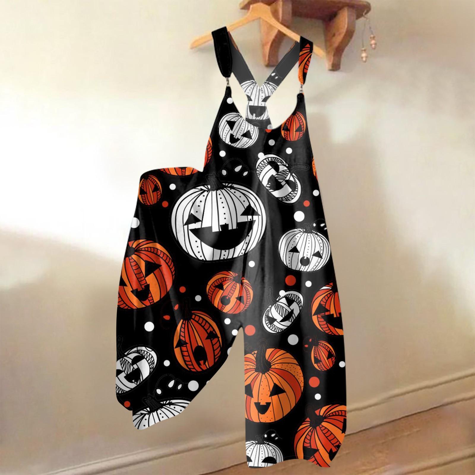 

Женские повседневные и модные брюки на бретелях, свободный комбинезон в стиле ретро с принтом и карманами XXL шафрановый