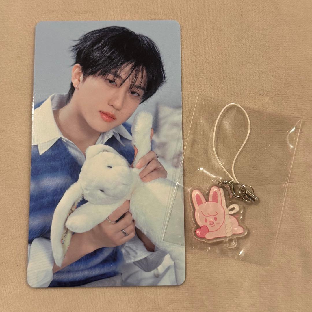 [USED] Stray Kids Fan Meeting 3/28 Admission Bonus Keychain - Changbin