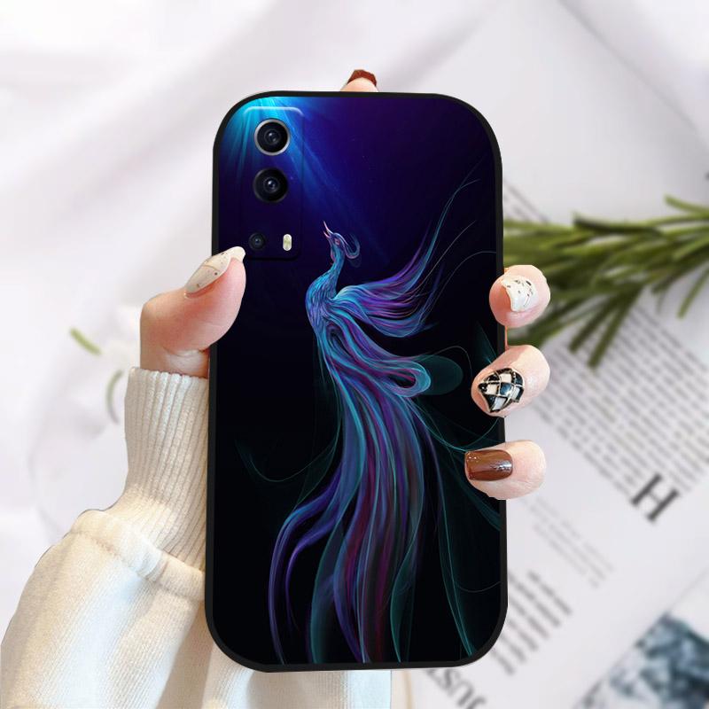 For Vivo Y72 Y52 5G Case Cover Stylish Painted Silicone Soft TPU Phone Protective Shell For Vivo Y 72 52 5G Shockproof Bumper