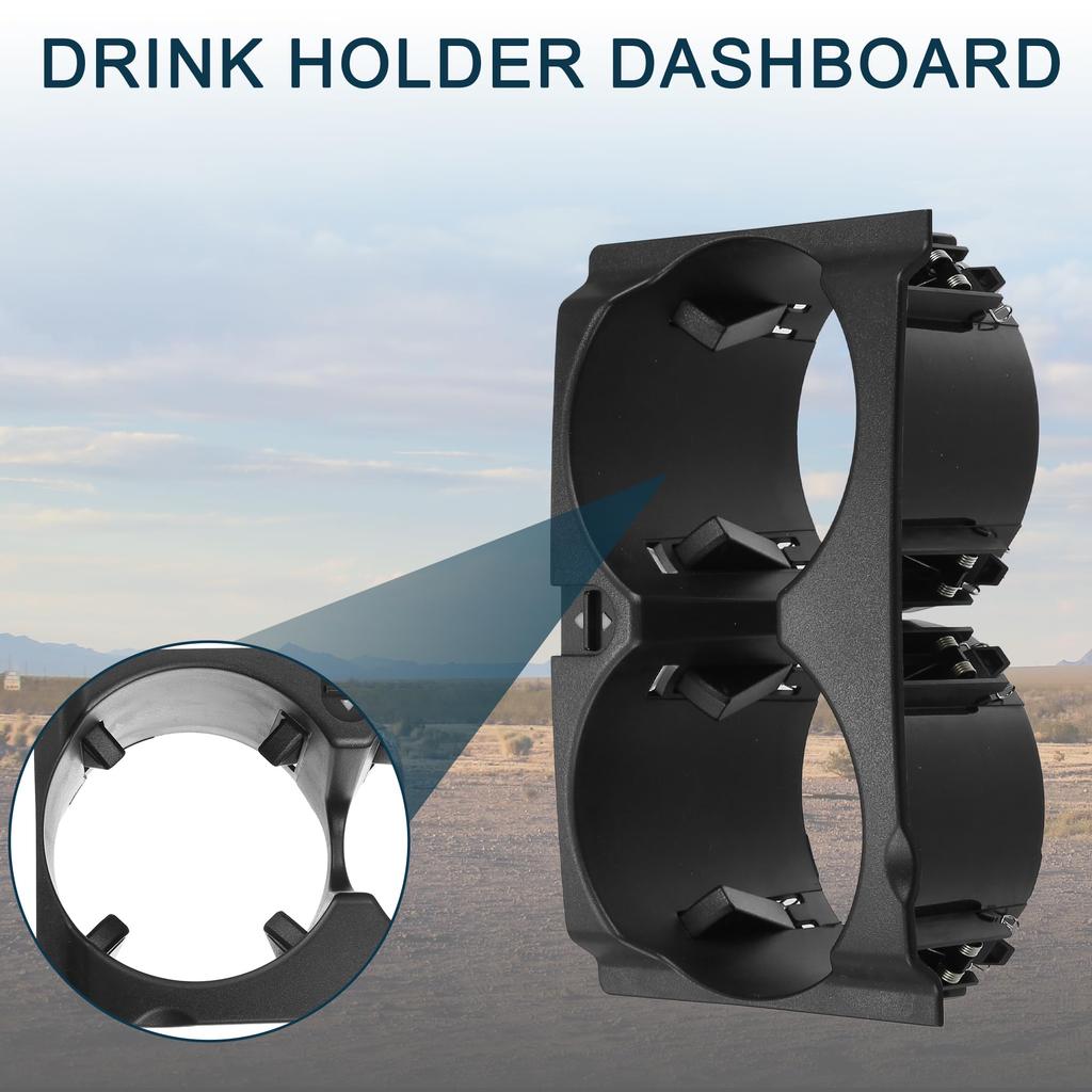 TUCKBOLD Practical Cup Holder for Part Number A2126800110 Instrument Panel Drink 1 Piece Mercedes-Benz E350, Holder, Black,