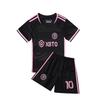 23-24 Miami Venkovní č.. 10 Club Podzimní Oblečení Fotbalový Dres Dětský Dres Velikost 14-2XL