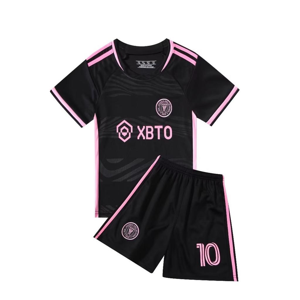 23-24 Miami Venkovní č.. 10 Club Podzimní Oblečení Fotbalový Dres Dětský Dres Velikost 14-2XL