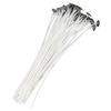 50pcs Candle Wick Pre Waxed 20cm Low Smoke Metal Sustainer Tab for DIY Candle Making