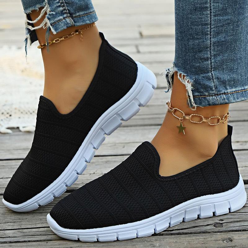 Women's Sneaker Slip On White Shoes For Woman Sneakers Lightweight Sports Shoes Women Autumn Casual Vulcanize Footwear Female