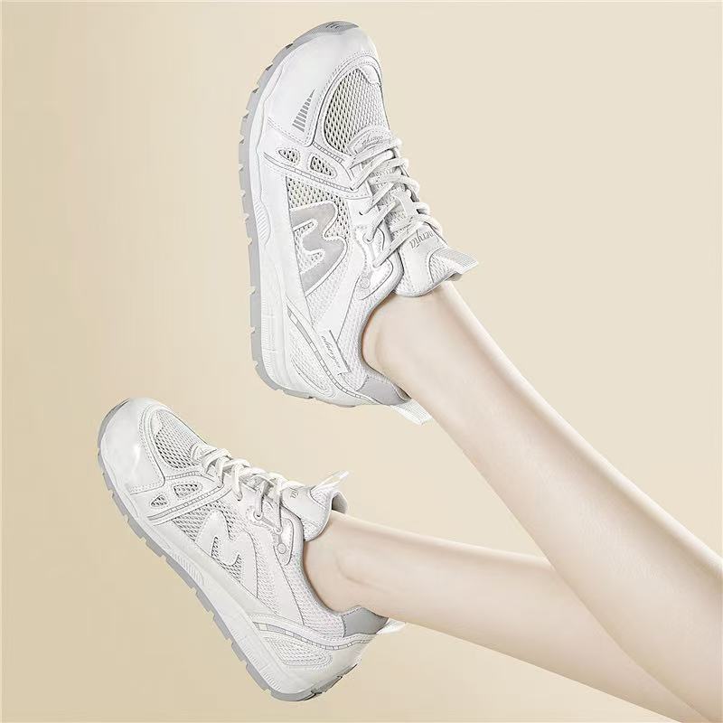 Popular summer mesh breathable Forrest Gump shoes not stuffy feet shoes retro casual sports soft sole versatile German training shoes