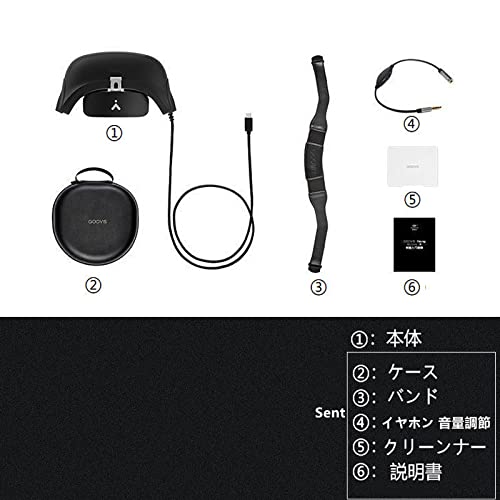 GOOVIS T2 2021 Head Mounted Display HMD OLED Equipped with Organic EL 3D Private Theater VR Goggles Headset HDMI No Eye No No Netflix Hulu dTV Youtube