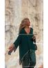2026 Autumn/Winter Women's V-neck Loose Knit Pullover Sweater - 3 Colors, European/American Fashion Style