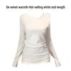 2025 Damen Slim Langarm-T-Shirt: Herbst/Winter Vielseitige Basisschicht
