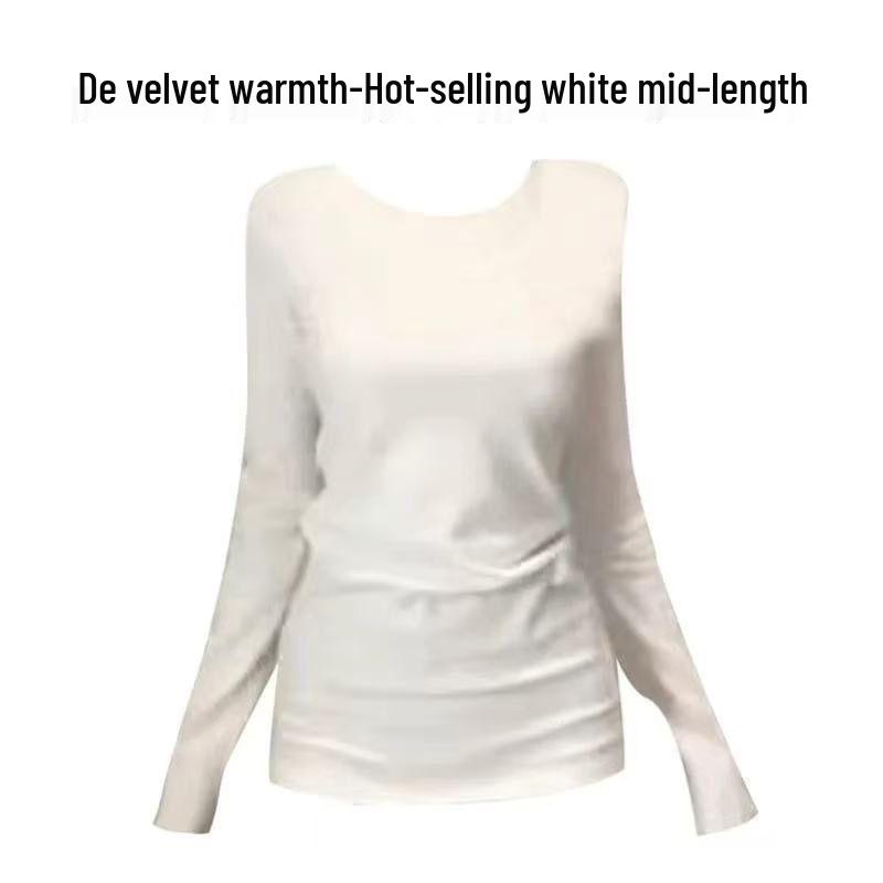 2025 Damen Slim Langarm-T-Shirt: Herbst/Winter Vielseitige Basisschicht