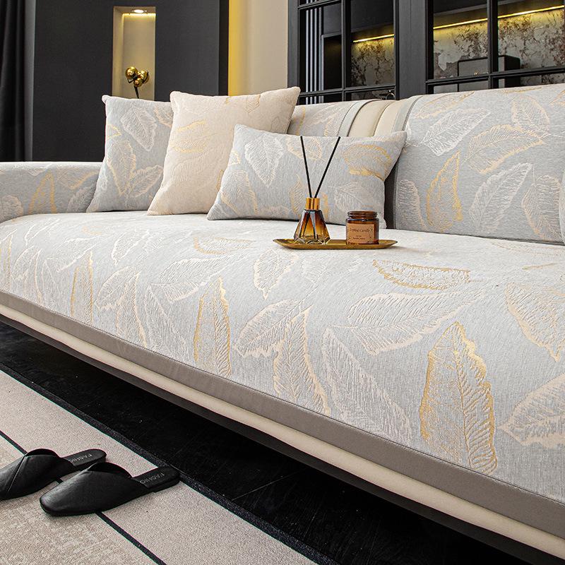 

2025 Высококачественный французский универсальный нескользящий чехол на подушку для дивана для всех сезонов 210cm x 90cm