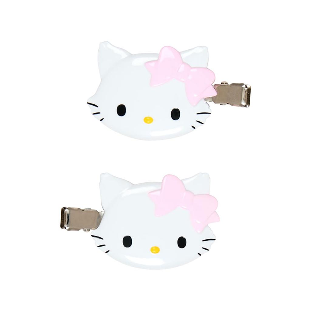 Sanrio Charmy Kitty Bangs ABS Set of Right and For Face and Desk Ages 3 and 660868 Clips, Resin, Left-Facing, Makeup, Washing, Work, Up,